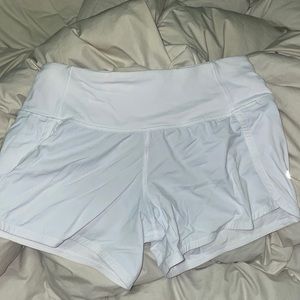 Lululemon white shorts size 2